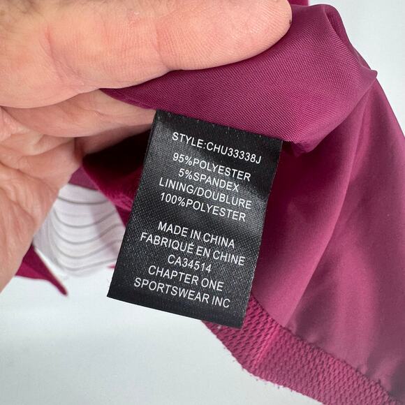 Jules & Leopold Studio Magenta Double Breasted Blazer Size M Structured Jacket - Picture 5 of 8